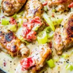 Creamy Pepperoncini Chicken Skillet