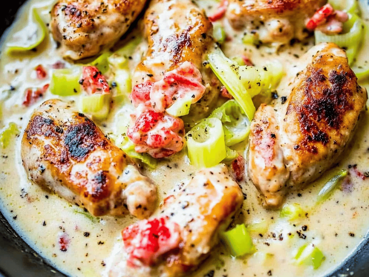 Creamy Pepperoncini Chicken Skillet