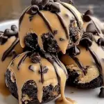 Chocolate Chip Cookie Dough Brownie Bombs