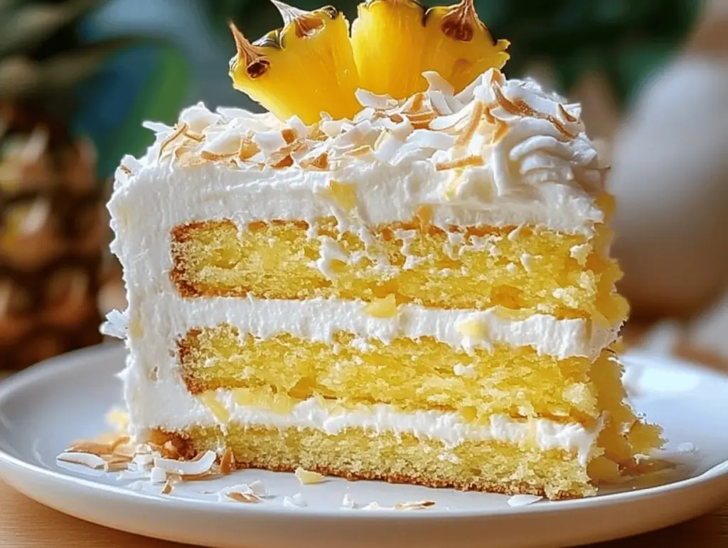 Pineapple and Coconut Dream Cake