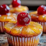 Pineapple Upside-Down Cupcakes