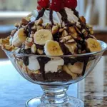 Delicious Banana Split Ice Cream Sundae