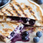 Blueberry Breakfast Quesadilla