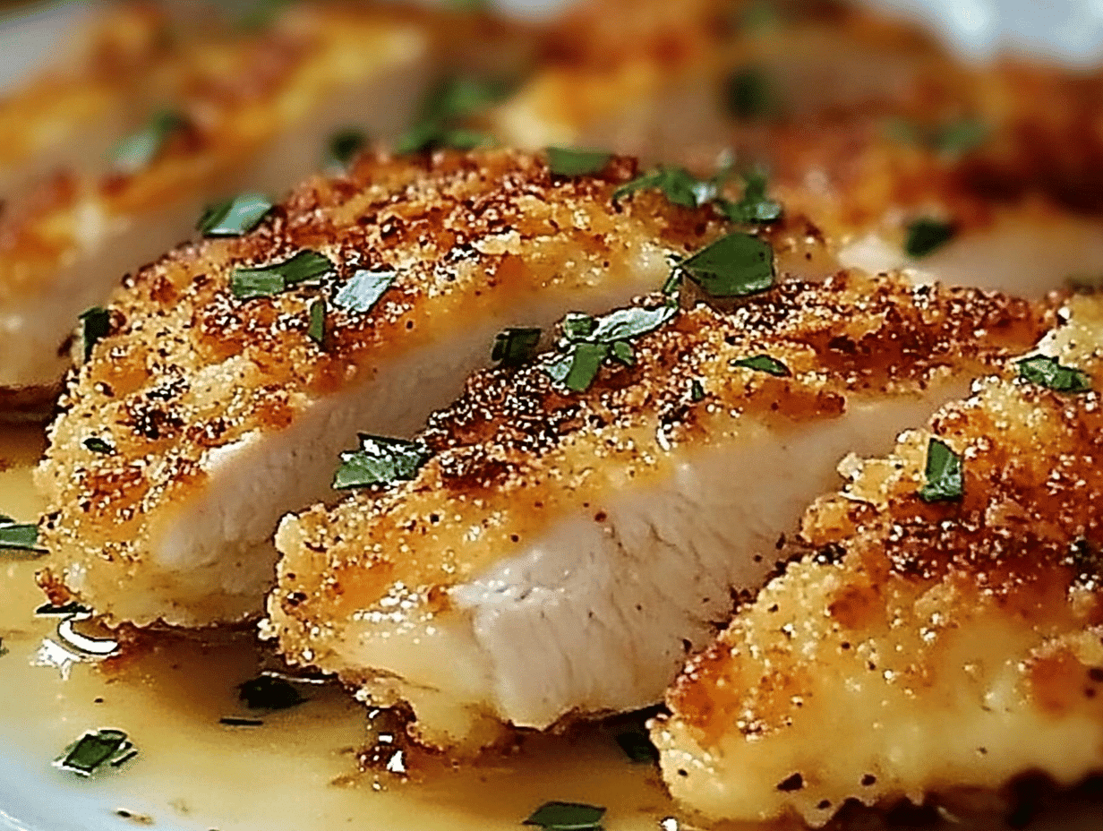 Garlic Parmesan Crusted Chicken