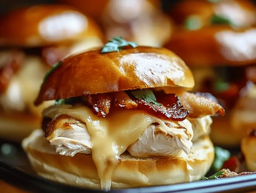 Chicken Bacon Ranch Sliders