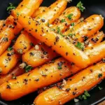 Honey Garlic Roasted Baby Carrots