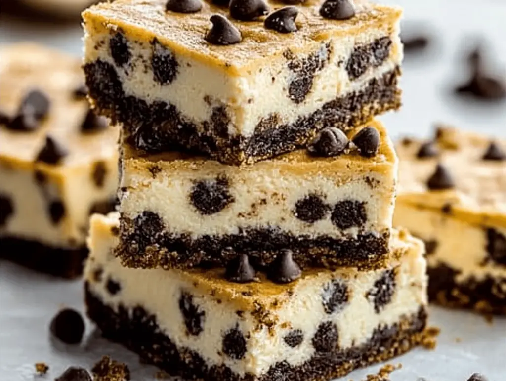 Chocolate Chip Cheesecake Bars