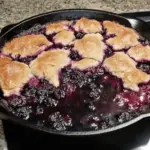 Homemade Blackberry Cobbler