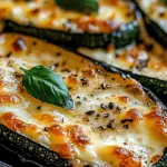 Cheesy Garlic Zucchini Boats