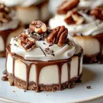 No-Bake Turtle Mini Cheesecakes