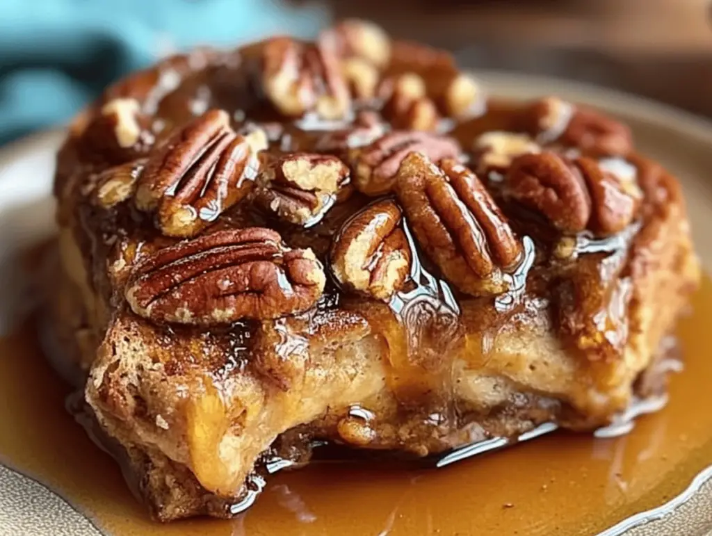 Pecan Pie French Toast Casserole