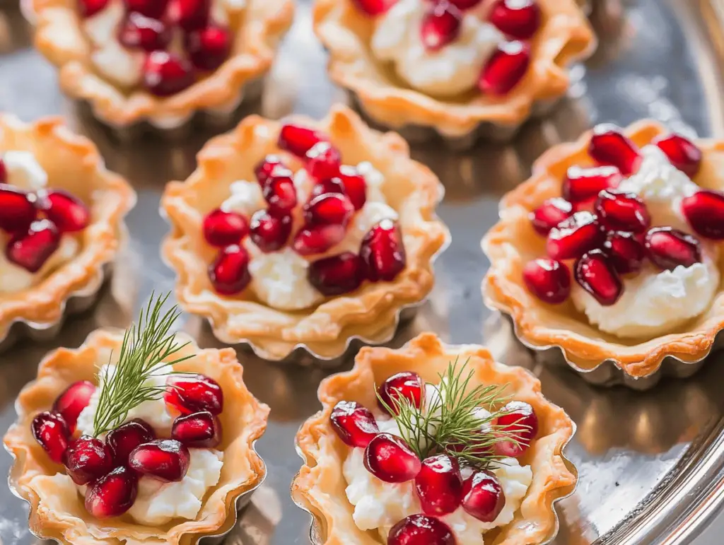 Pomegranate Goat Cheese Bites