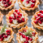 Pomegranate Goat Cheese Bites