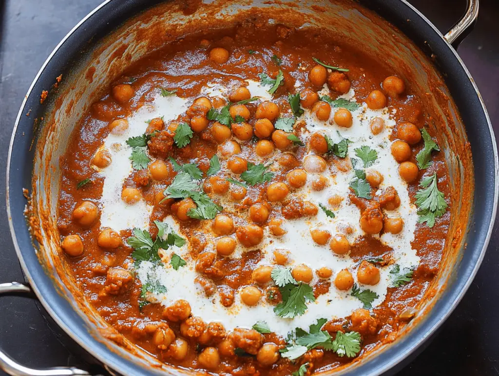 One-Pan Harissa Chickpeas