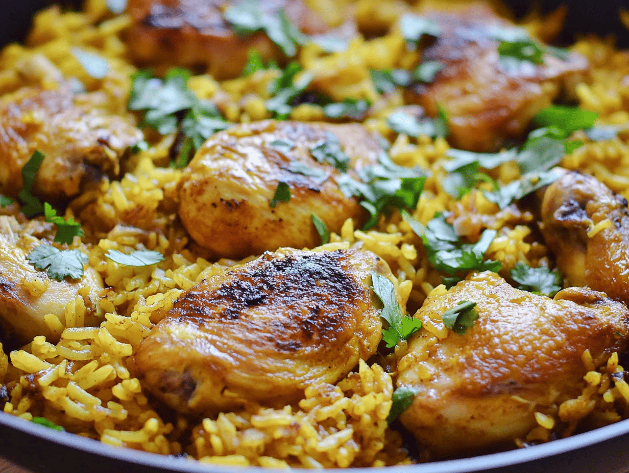 Moroccan Chicken & Rice