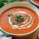 Slow Cooker Tomato Soup with Fresh Tomatoes