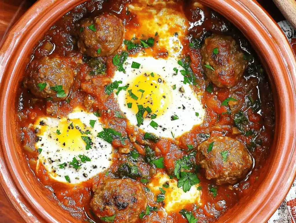 Moroccan Meatballs (Meatball Tagine)