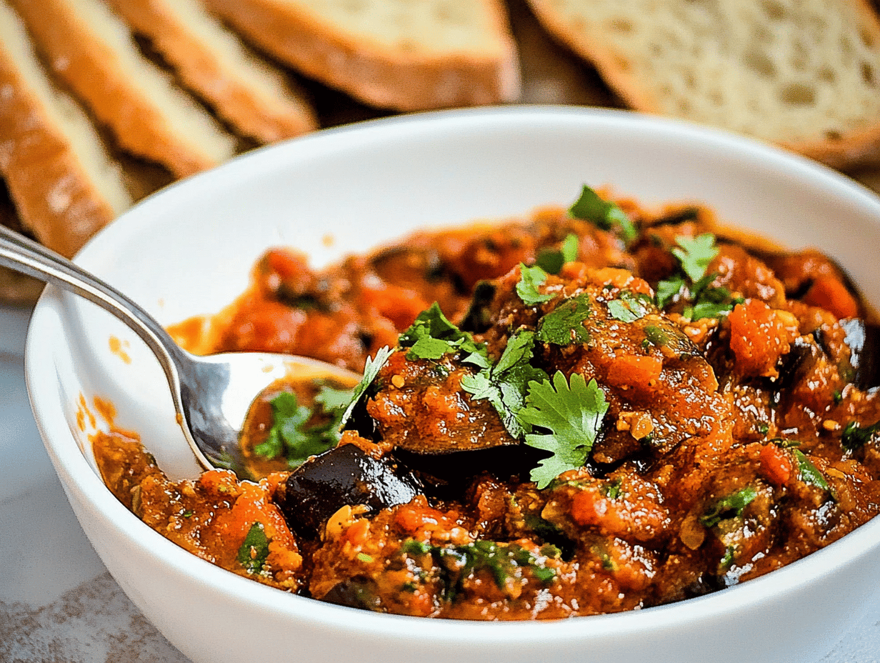 Zaalouk (Moroccan Eggplant Dip)