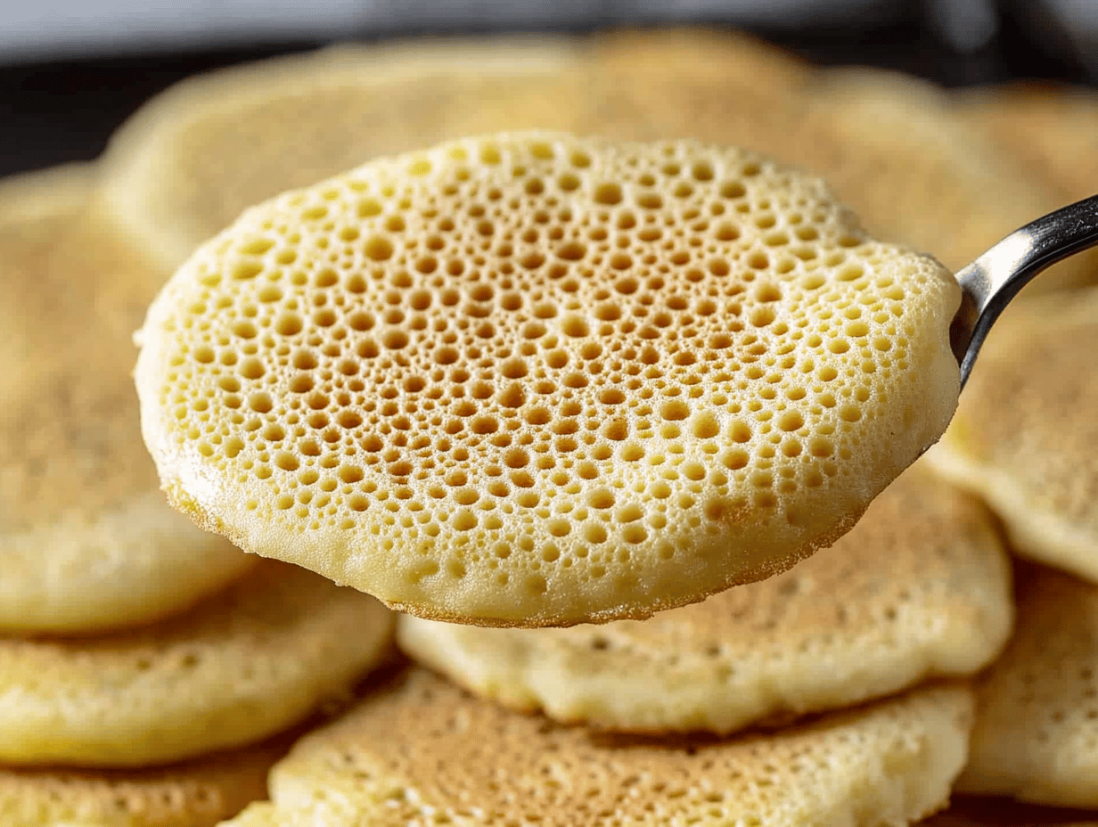 Moroccan Thousand Hole Pancakes