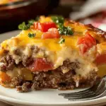 Cowboy Meatloaf and Potato Casserole