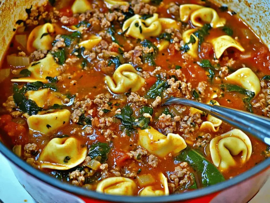 Sausage Tortellini Soup