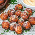 Crispy Parmesan Garlic Potato Balls