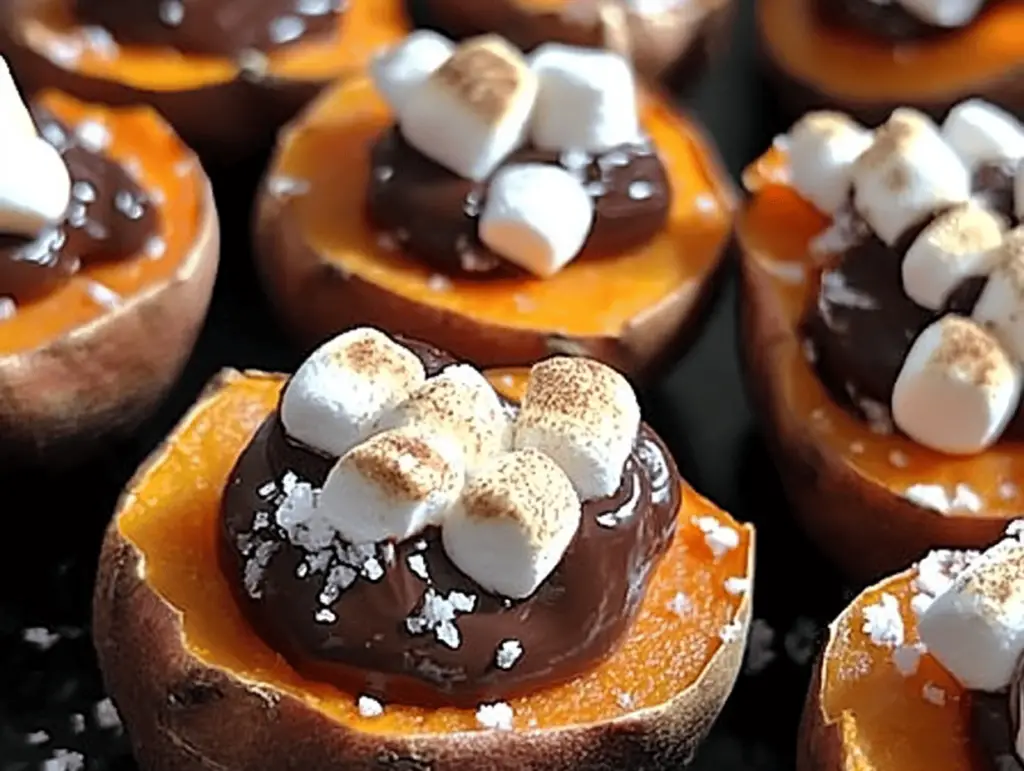 Sweet Potato S'mores Bites