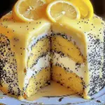 Luscious Limoncello Poppy Seed Chiffon Cake