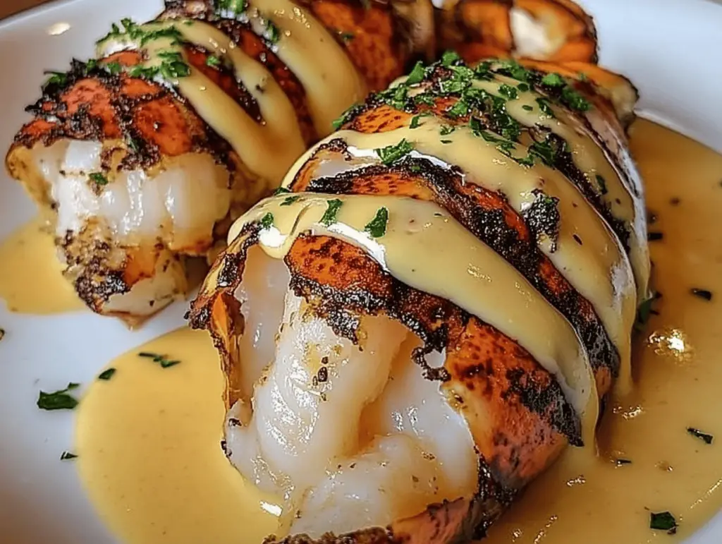 Creamy Garlic Butter Lobster Tails