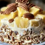 Creamy Pineapple Pecan Cake