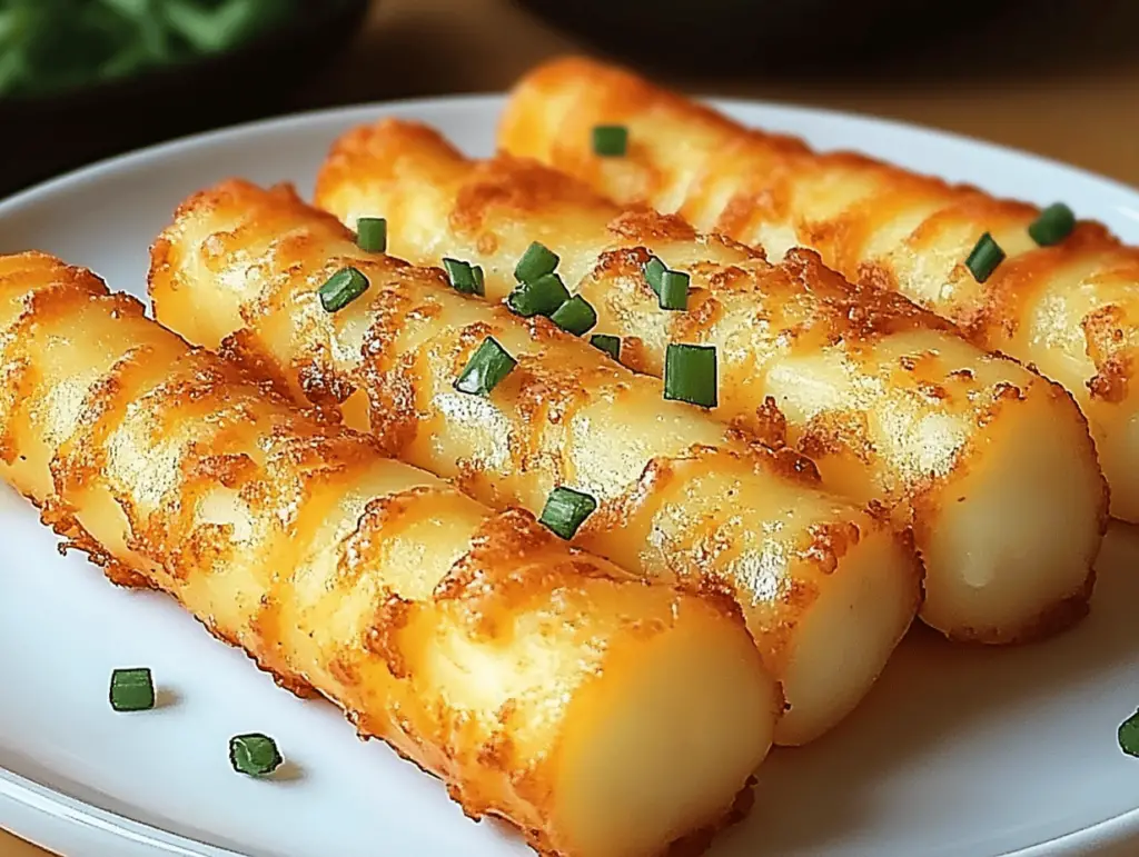 Crispy & Cheesy Potato Cheese Sticks