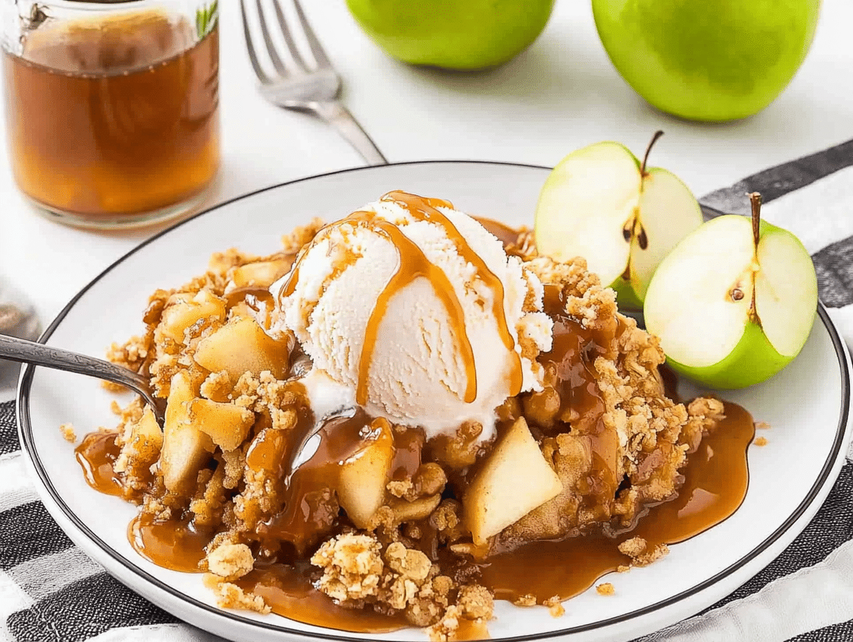 Old Fashioned Easy Apple Crisp