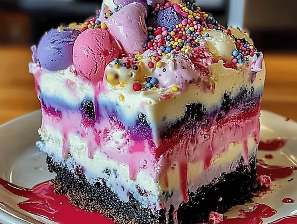 Ultimate Galaxy Ice Cream Cake