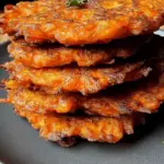 Crispy Butternut Squash Fritters with Garlic Dip