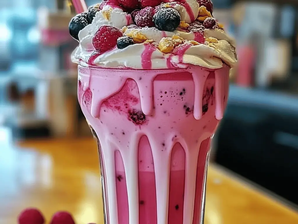 Pink Freakshake Extreme Milkshake