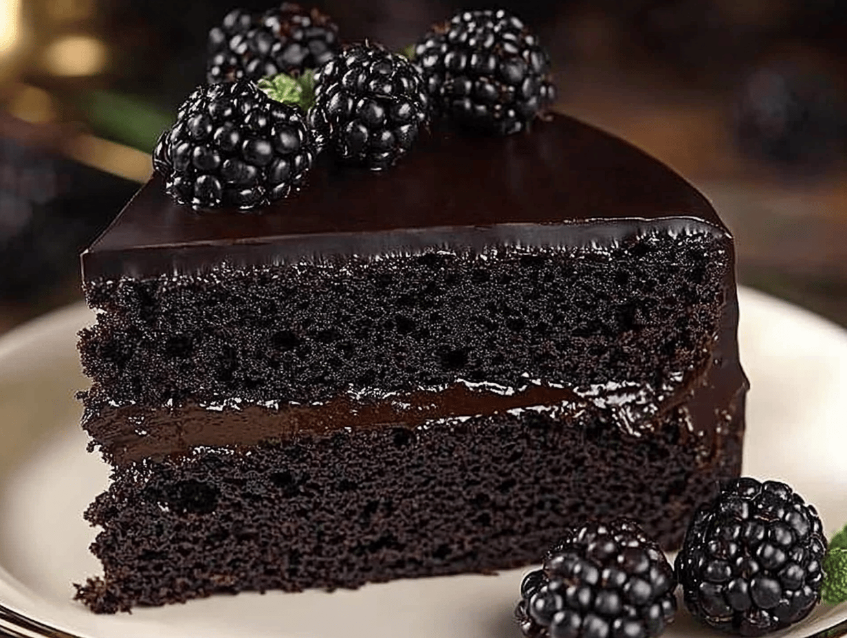 Luxurious Black Velvet Cake