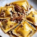 Cozy Butternut Squash Ravioli with Brown Butter and Pecans