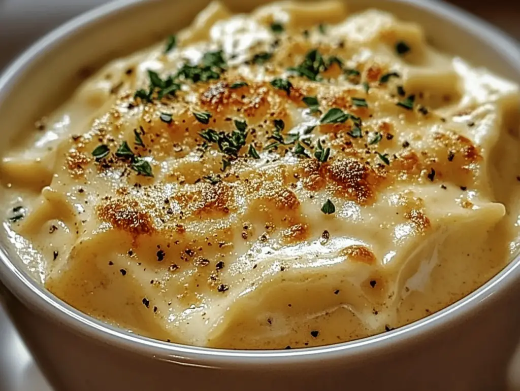 Creamy Alfredo Lasagna Soup