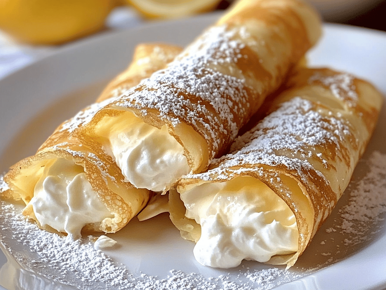 Lemon Meringue Pie Cannoli