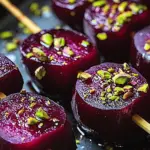 Maple-Glazed Roasted Beet Skewers