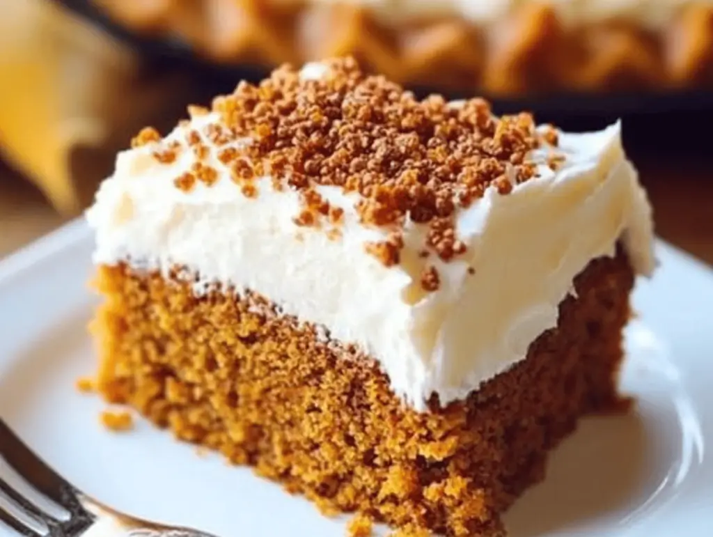 Pumpkin Cake with Cream Cheese Frosting