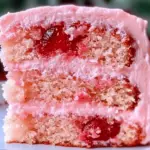 Strawberry Cake With Frosting