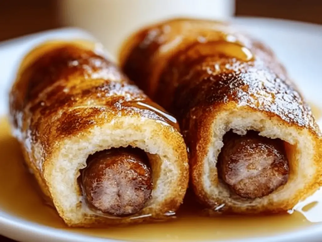 Sausage French Toast Roll-Ups