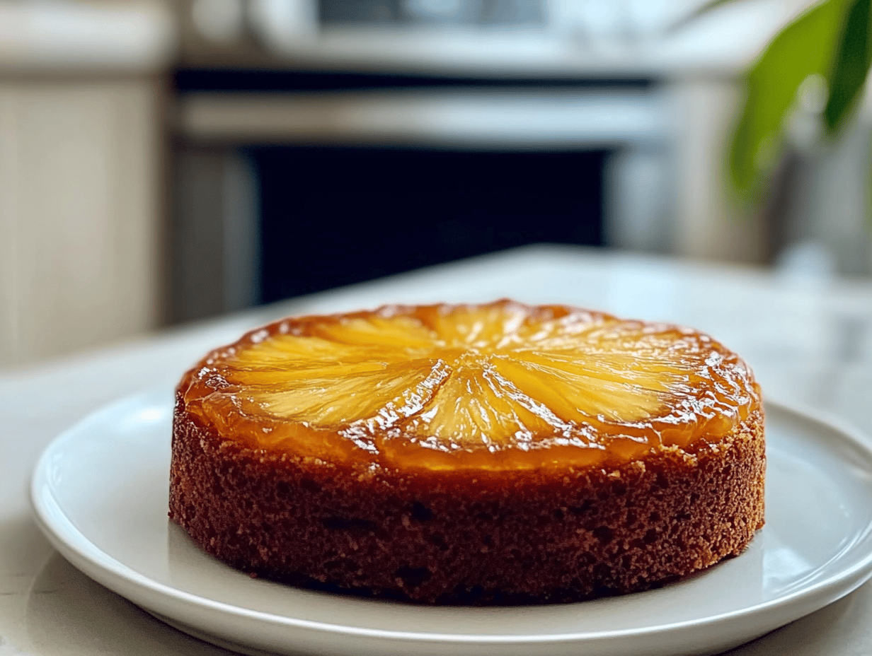 Delicious Trinidad Pineapple Upside Down Cake