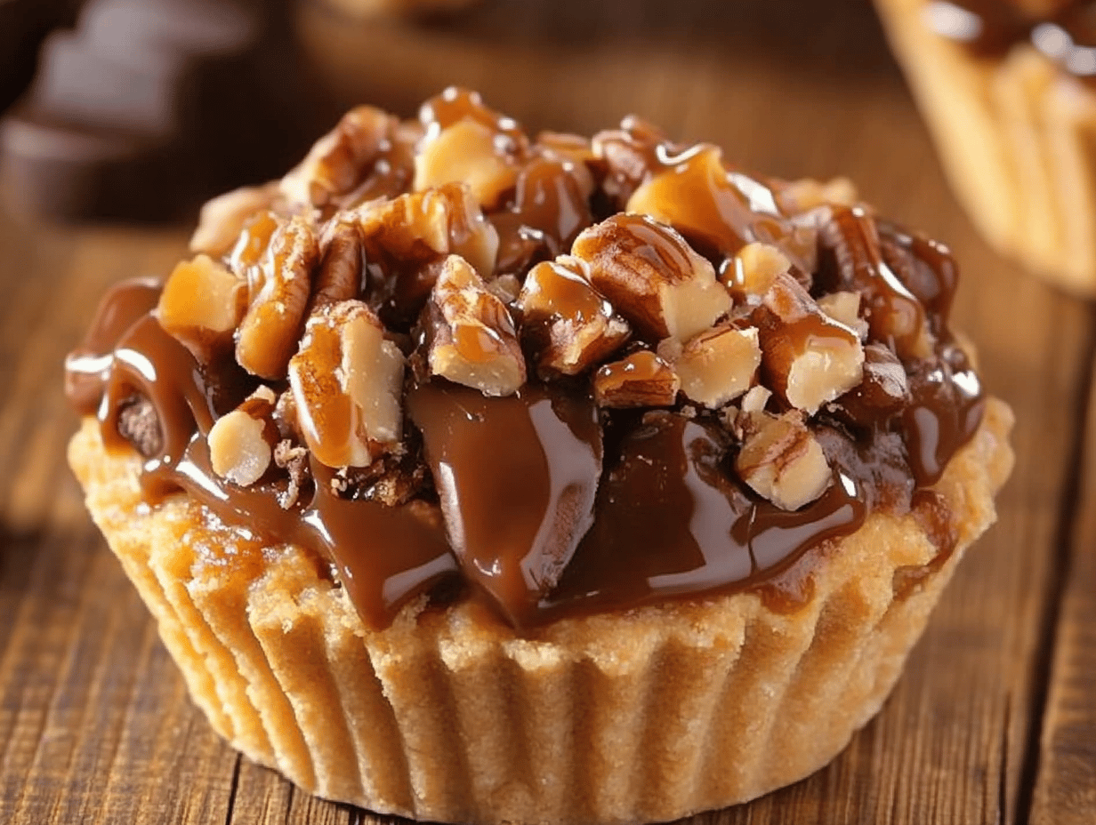 Butterfinger Caramel Crunch Mini Pies