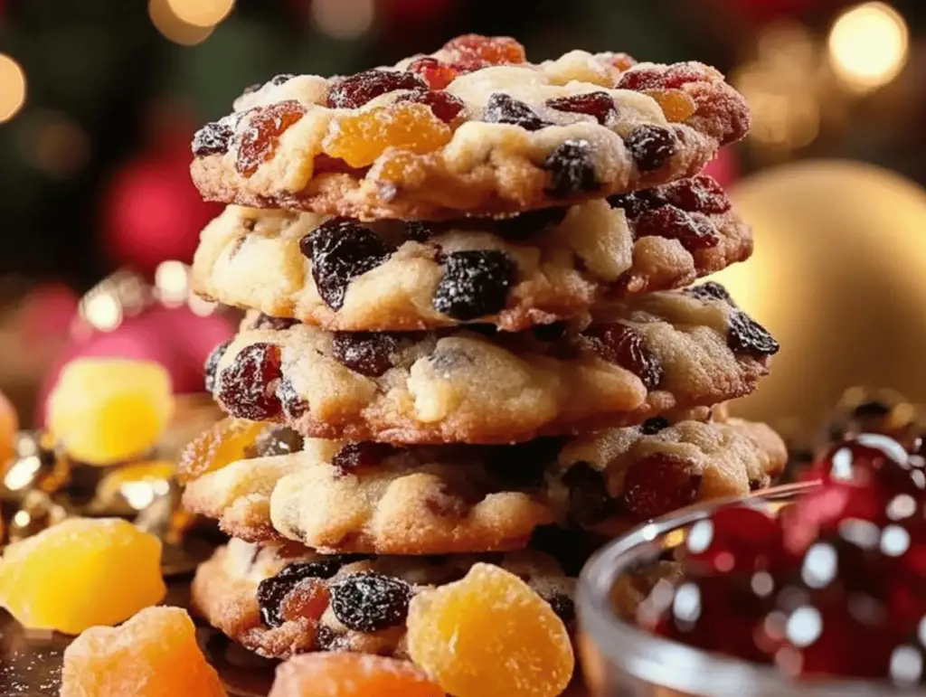 Old-Fashioned Fruitcake Cookies