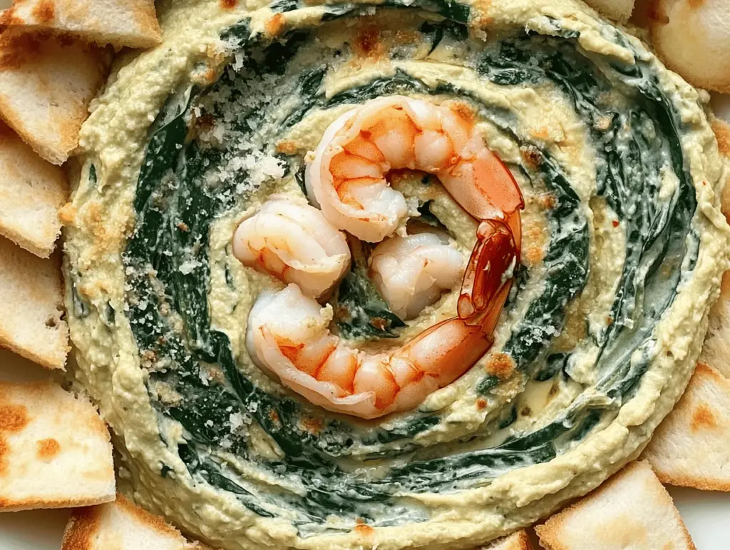 Rich and Creamy Shrimp and Crab Spinach Dip