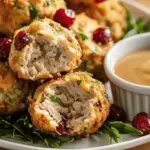 Cranberry Turkey Stuffing Balls