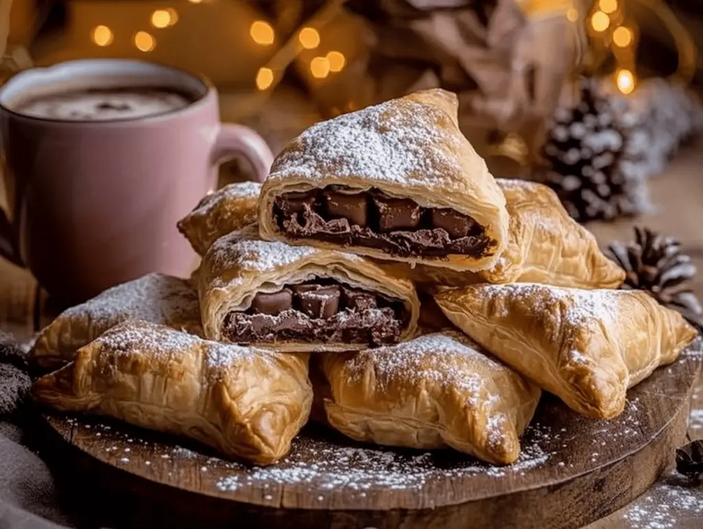 Chocolate Chip Cookie Dough Turnovers