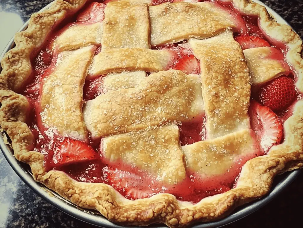 Strawberry Rhubarb Pie